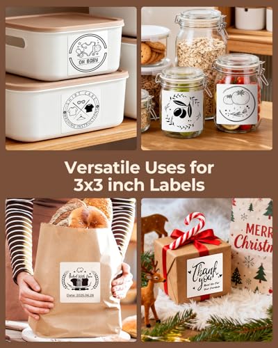 3x3 Thermal Labels (White / 3x3")
