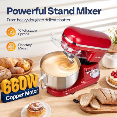 Stand Mixer 6 (Bright Red)