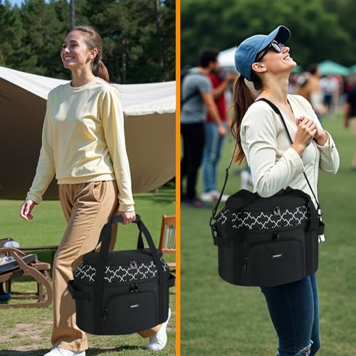 Slow Cooker Carrying Bag Compatible with 6 (Black)