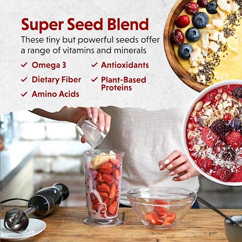 Organic Flax Chia Coconut Seed Blend with 2 (12 Ounce (Pack of 1))