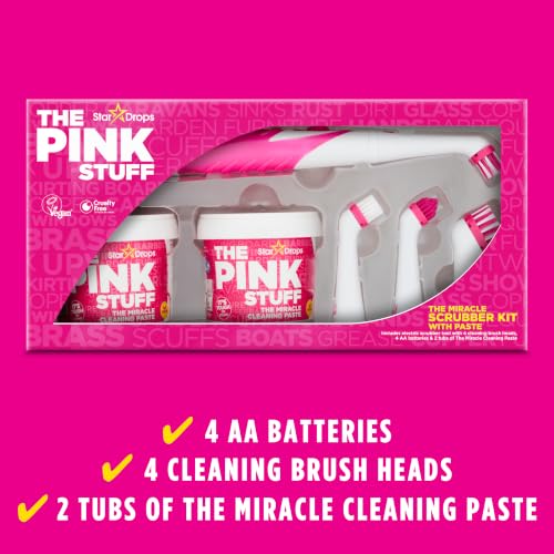 The Pink Stuff Miracle Paste & Electric Scrubber Kit