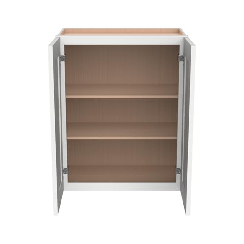 Wall Mounted Cabinet (Origami White / 39" W x 12" D x 42" H)