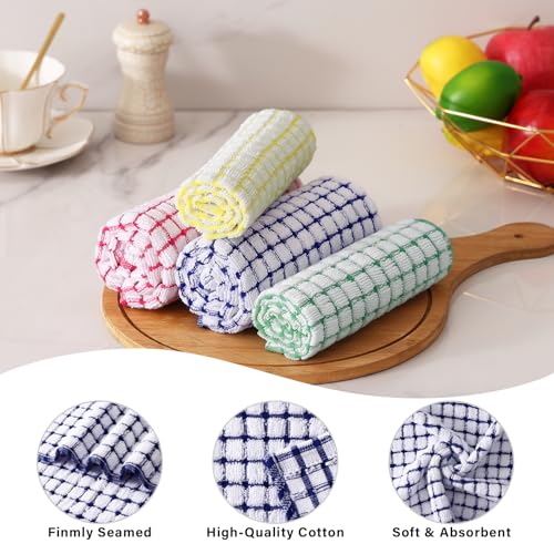 Cotton 12 Pack Terry Kitchen Towels (Mixed Color / 16 X 25 - 12 Pack)