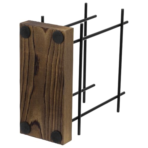 Napkin Holder (Black / Burnt Wood)