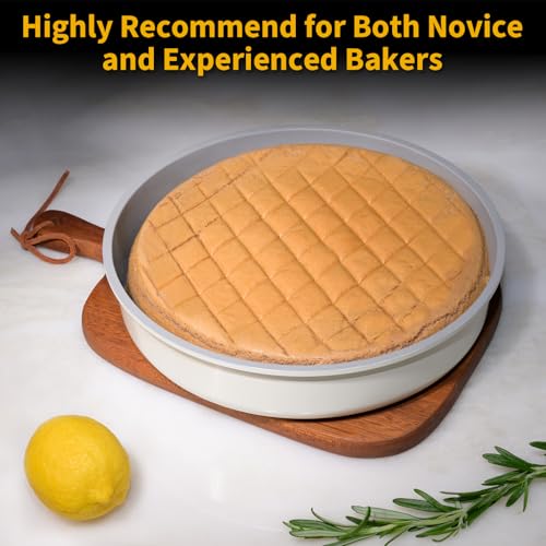 9.5 Inch Round Cake Pan (Beige / 9.5 Inch - 1 Piece)