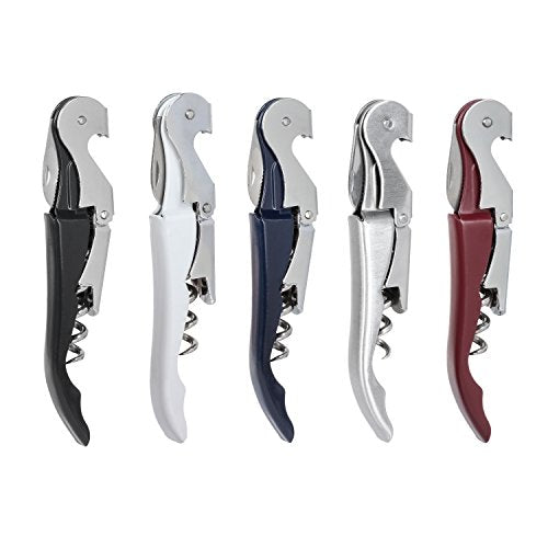Anggur Double Hinged Waiter's Corkscrew (Black)