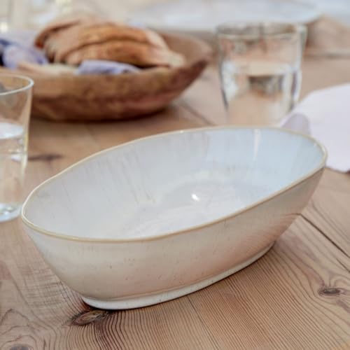Ceramic 14.25" x 9" Oval Baker (Eivissa Sand Beige / 14" Oval Baker)