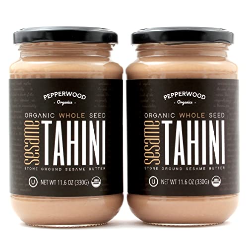 Organic Whole Sesame Tahini Paste (11.6 Ounce (Pack of 2))