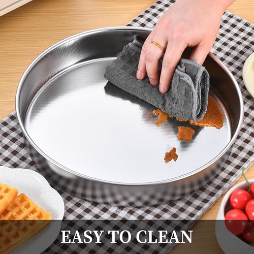 8 9.5 Inch Round Cake Pan Set (8-9.5 Inch)
