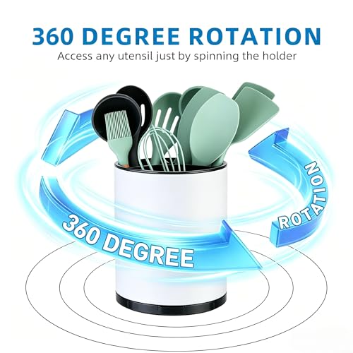 Kitchen Utensil Holder (Large / white)