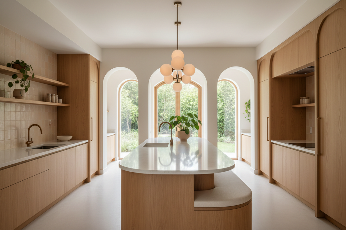 The Curved Kitchen: Why 2026 Home Therapy is Trading Sharp Edges for Soothing Rounds