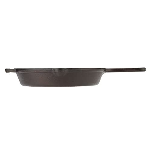 Pre Seasoned Cast Iron Skillet (10.25-Inch (1-Pack) / Black)