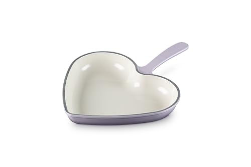 Enameled Cast Iron Traditional Heart Skillet