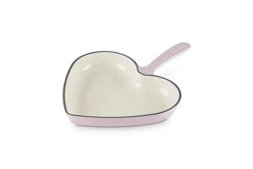 Enameled Cast Iron Heart Skillet