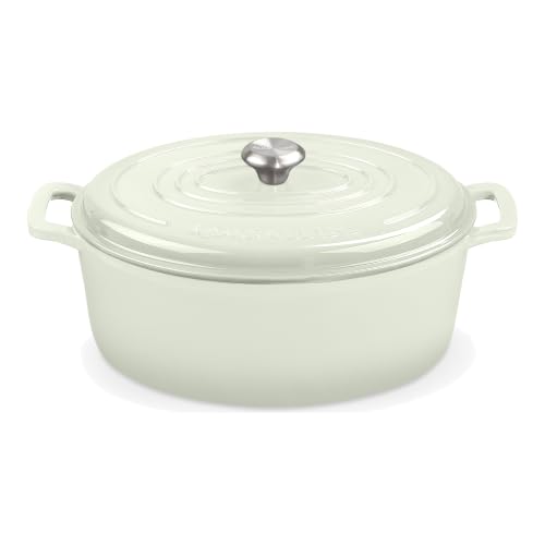 Signature Enameled Cast Iron Oval Dutch Oven