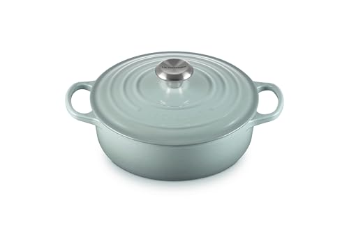 Enameled Cast Iron Round Wide Dutch Oven