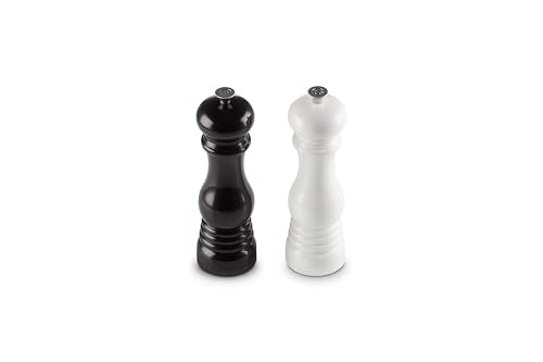 Salt and Pepper Mill Set (Large / Black/White)