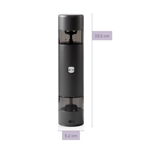 Electric pepper and salt mill double imill duo dark gray