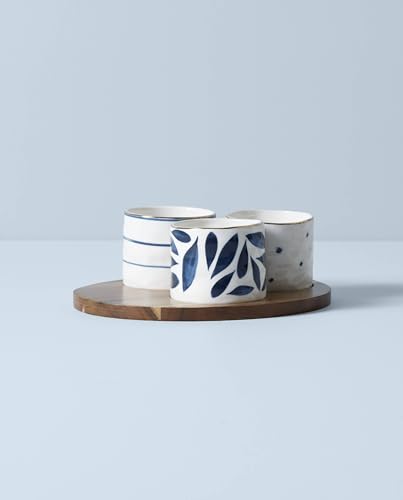 Blue Bay 4 Piece Snack Bowl & Tray Set (Snack Bowls, Round)