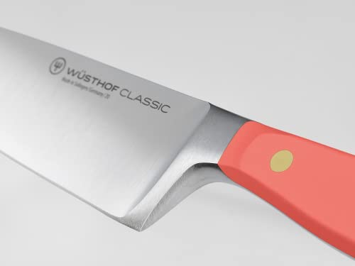 Classic Coral Peach 8 Piece Knife Block Set (8 Count)