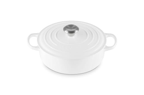 Enameled Cast Iron Round Wide Dutch Oven