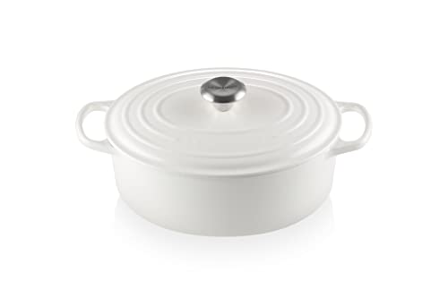 Enameled Cast Iron Oval Dutch Oven