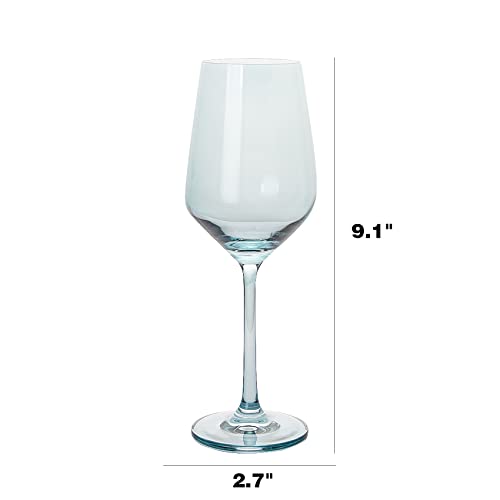 Colored Wine Glass Set (6 Count)