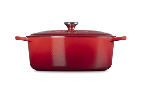 Enameled Cast Iron Oval Dutch Oven