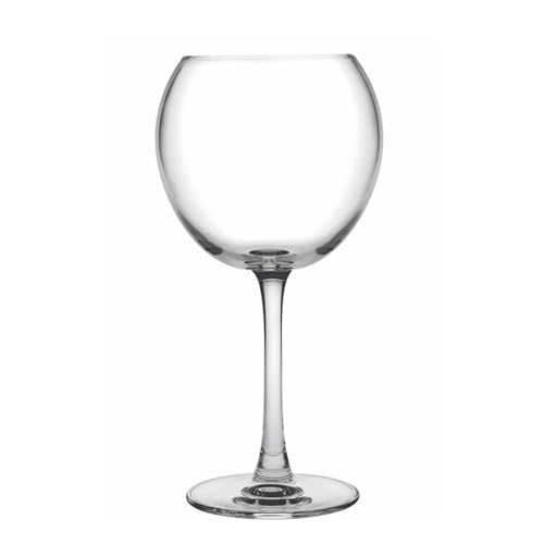 Voglia Nude 20 Ounce Gin Balloon Glasses Set Of 12 Crystal Red Wine Glasses (12 Count)