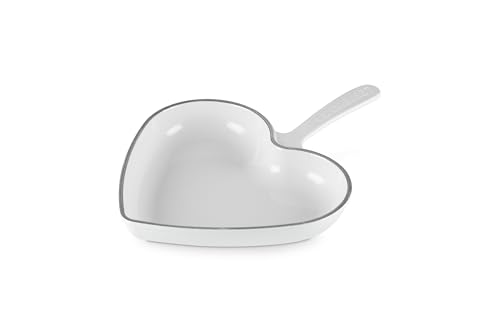 Enameled Cast Iron Traditional Heart Skillet