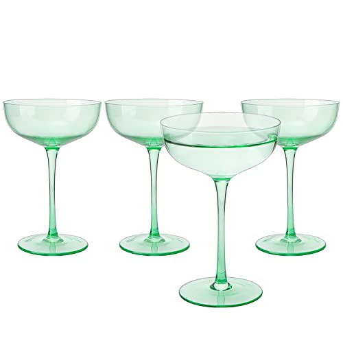 Green Colored Martini