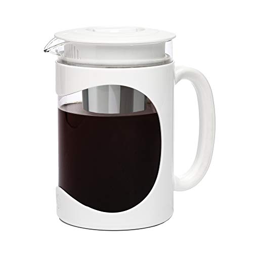 Burke Deluxe Cold Brew Iced Coffee Maker (1.6 Quart / White)
