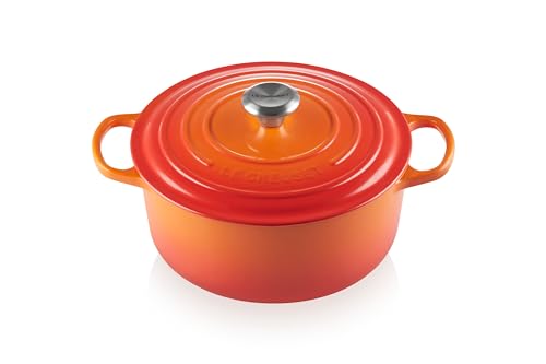Enameled Cast Iron Round Dutch Oven