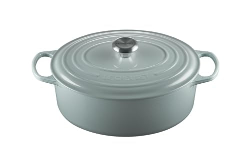 Enameled Cast Iron Oval Dutch Oven