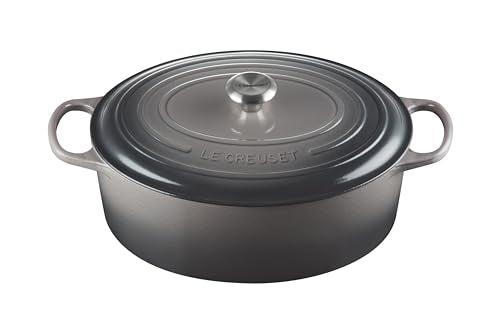 Enameled Cast Iron Oval Dutch Oven