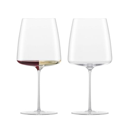 Simplify Burgundy Red Wine Glass
