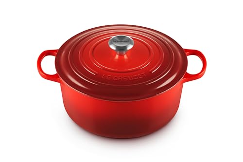 Enameled Cast Iron Round Dutch Oven