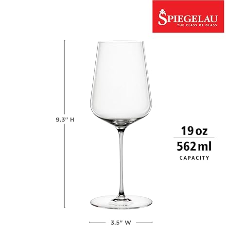 Definition Crystal Universal Wine Glasses for Red and White Wines (2 Count)