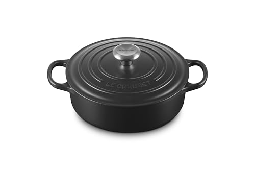 Enameled Cast Iron Round Wide Dutch Oven