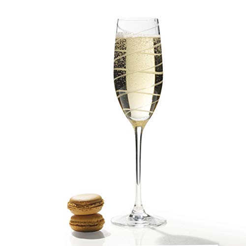 Crystal Cheers Champagne Flutes (4 Count)