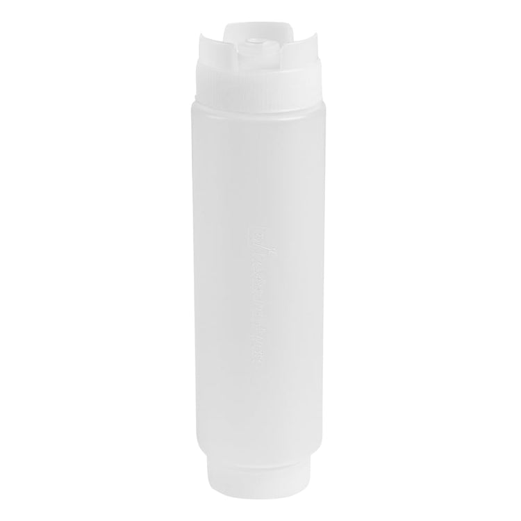 First In First Out 16 Ounce Condiment Squeeze Bottle 6 Refillable Lid FIFO Squeeze Bottle (6 Count)