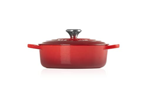 Enameled Cast Iron Round Wide Dutch Oven