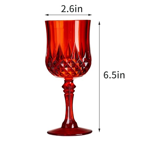 7OZ Plastic Wine Glasses (10 Count)