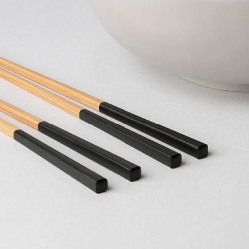Ramen Set Includes 2 Ramen Bowls and 2 Pairs of Chopsticks (Dove Gray Ramen)