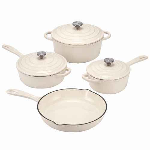 Nonstick Enameled Cast Iron Cookware Set