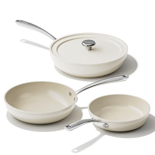 Ceramic Frying Pans (4 Count)