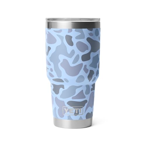 Rambler 30 oz Tumbler (Blue Camo)