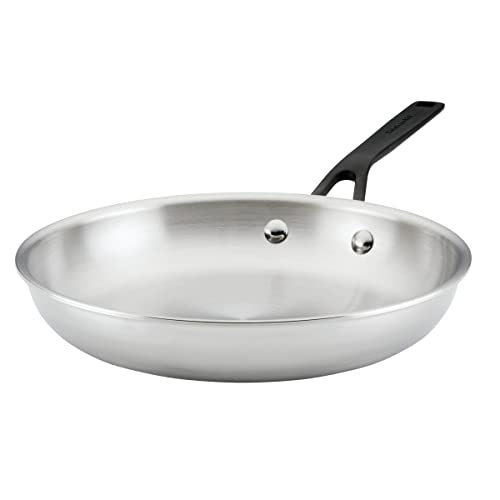 5 Ply Clad Polished Stainless Steel Frying Pan