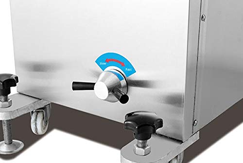 KWS MS 14A 2550W Floor Model 110V Commercial Automatic Electric Meat Slicer with Stainless Steel Blade