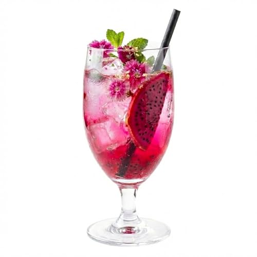 Voglia Nude 14 Ounce Water Goblets Set Of 6 Crystal Goblet Glasses (6 Count)